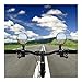 Motorcycle Side Mirrors Universal Bicycle Rearview Mirror 360 Degree Rotation Adjustable Mirror Handlebar Mount Cycling Bike Rear View Mirrors
