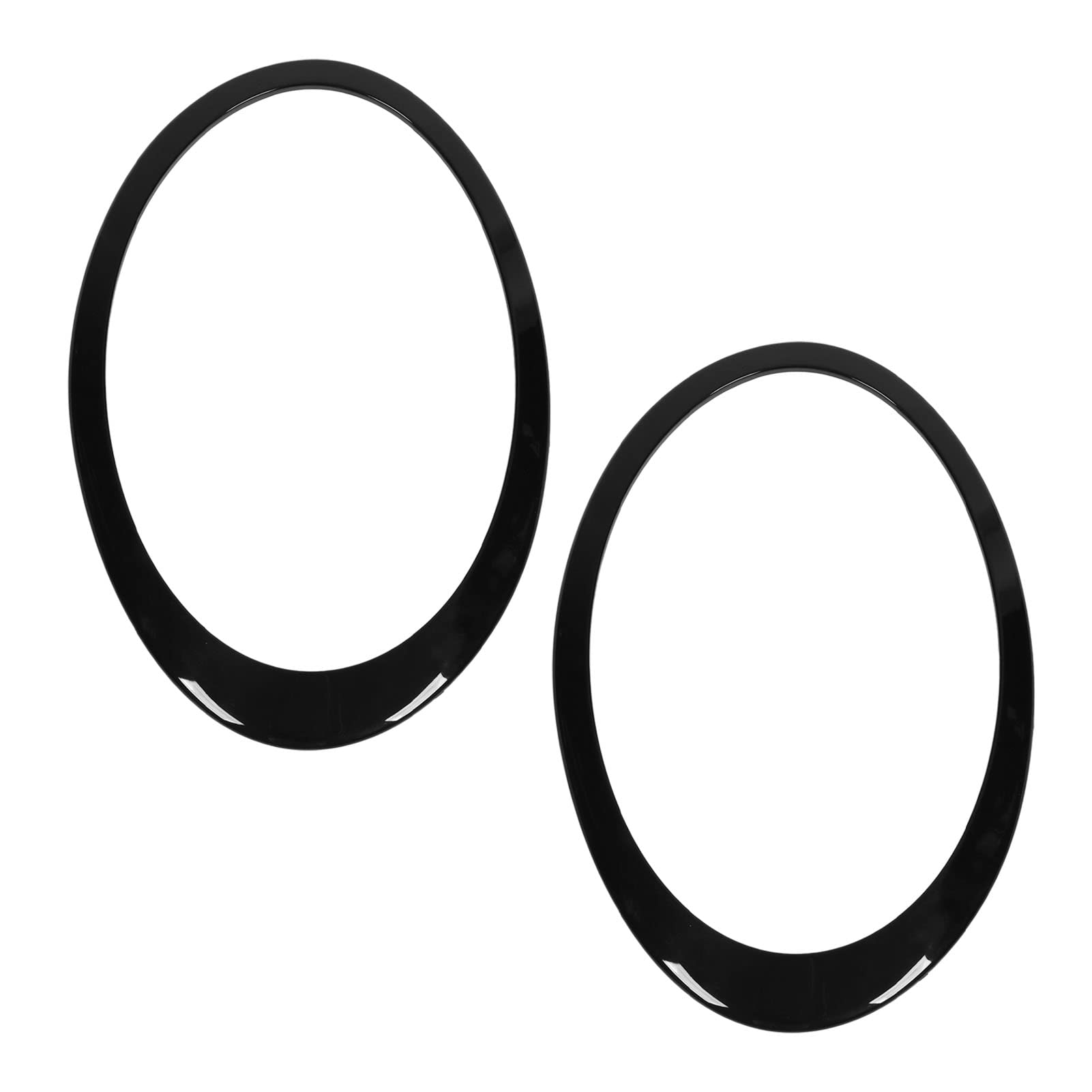 Pierścień Wykończeniowy Reflektora Bezel Clubman F54 2014-2019 Lewy Prawy Reflektor Dekoracyjna Pokrywa Wymiana OEM 51137351371 51137351372 ABS PP (Błyszcząca czerń)