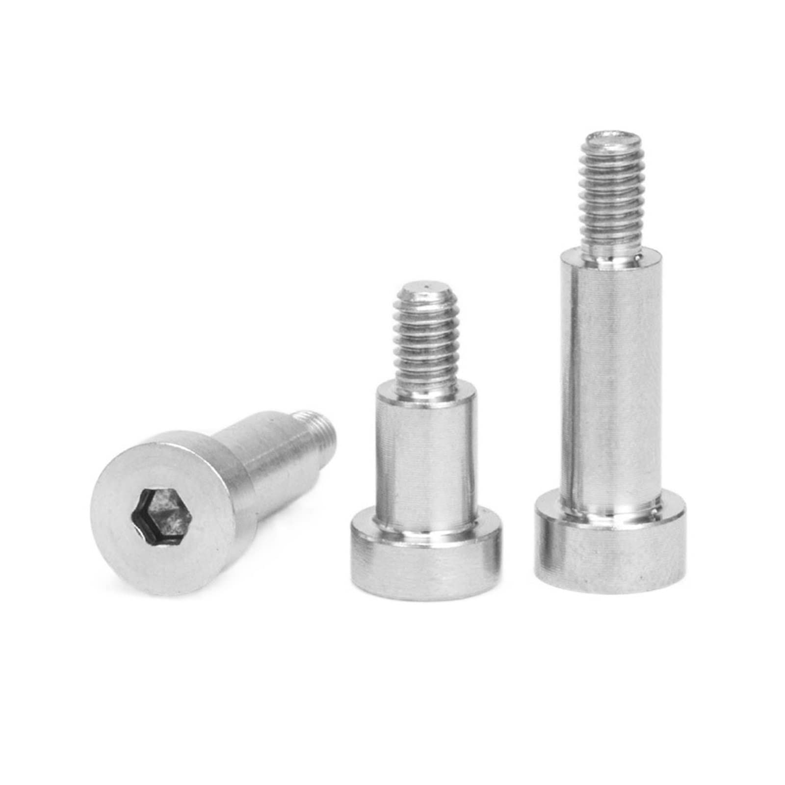 10 pz/Lotto M3 M4 M5 M6 304 in Acciaio Inox Esagonale A Esagono Incassato cap Testa Spalla Cuscinetto A Rulli Vite Bullone Ad Alta Resistenza (Color : 50mm 10pcs, Size : D8-M6)