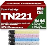 Imprimantes compatibles : Cartouches de toner TN221 pour Konica Minolta Bizhub C227, C287, C367 et C7528.