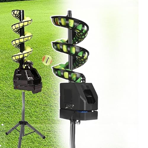 Adjustable Portable Tennis Ball Machine - Speed & Height Settings for All Ages, Perfect for Practice Sessions & Skill Improvement, Lightweight & Easy to Use,Withoutcatchingnet