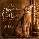 Abyssinian Cat Calendar 2027: 12-Month Featuring Adorable Feline Photography, Spacious Date Boxes, and Holiday Reference