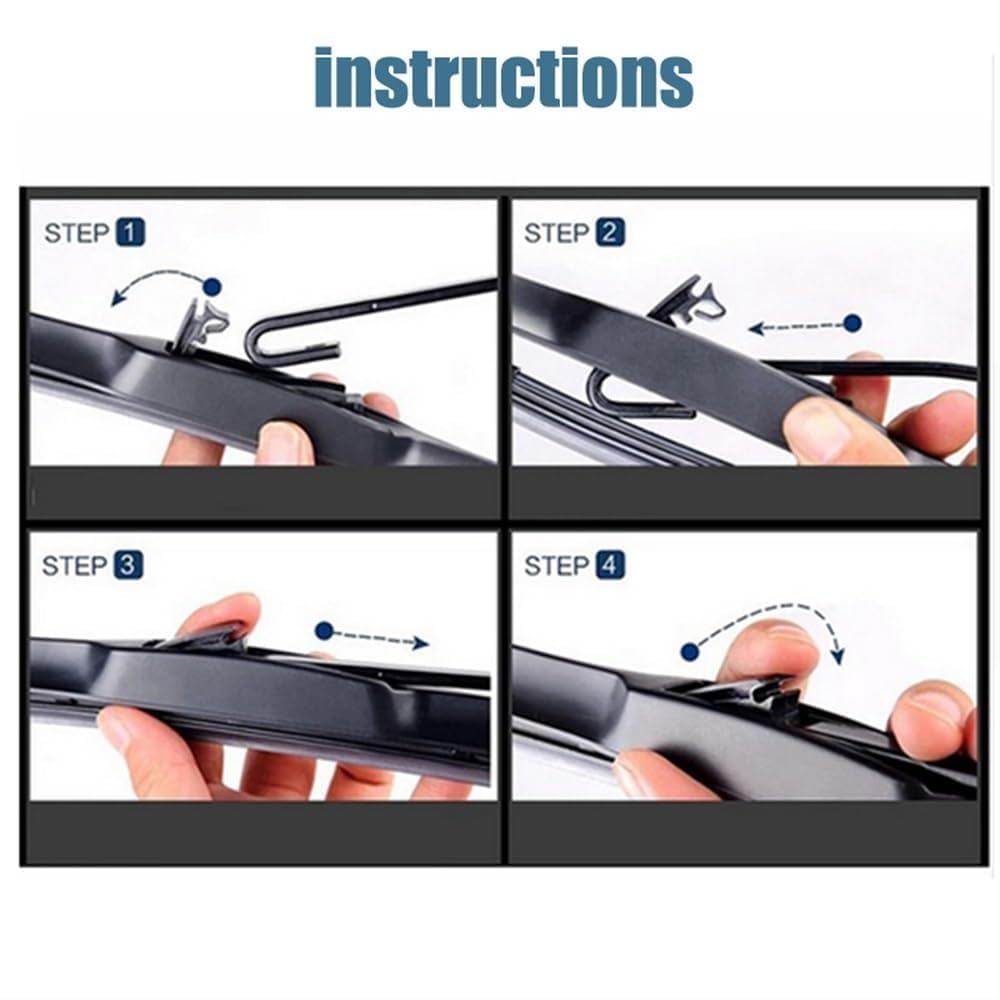 TUBIC Tergicristallo Parabrezza per BMW X5 F15 2013-2018 24"+20",Auto Anteriore e Posteriore Tergicristalli per Parabrezza Ricambio Accessori