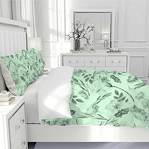 Parure de lit housse de couette aquarelle polyester doux
