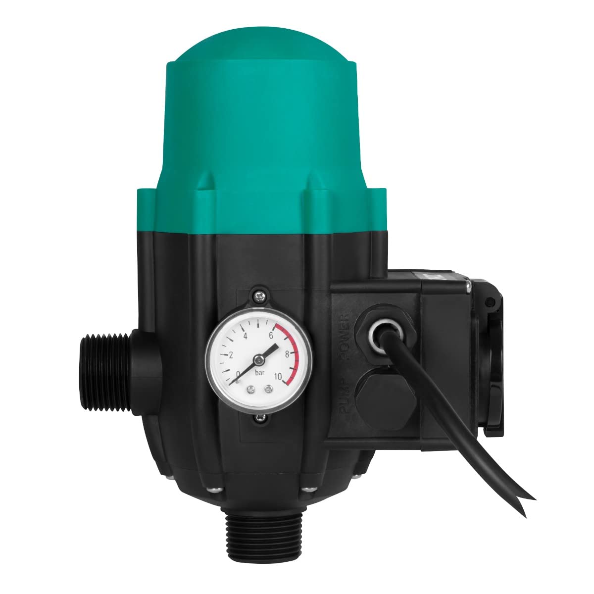 VONROC Presostato/conmutador de presión electrónico - Plug & Play - Universal - Máx. 1100W