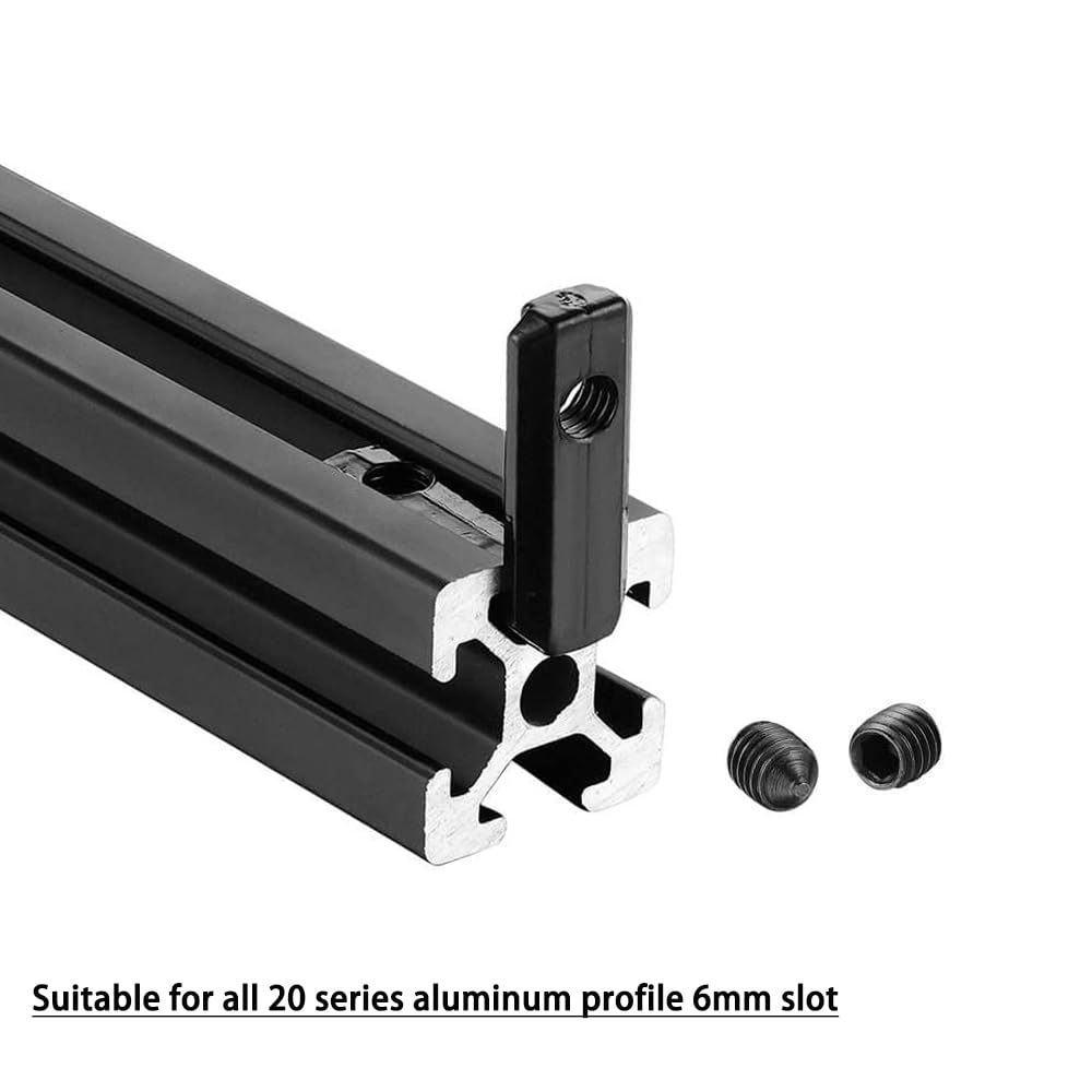 Amazon | 20セット ブラック 2020シリーズ L型 内部コーナーコネクター