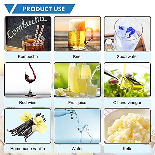 16Oz Swing Top Bottles -Glass Beer Bottle With Airtight Rubber Seal Flip Caps For Home Brewing Kombucha,Beverages,Oil,Vinegar,Water,Soda,Kefir (6 Pack) (16 Oz- Set 6 (New)) #TOP5
