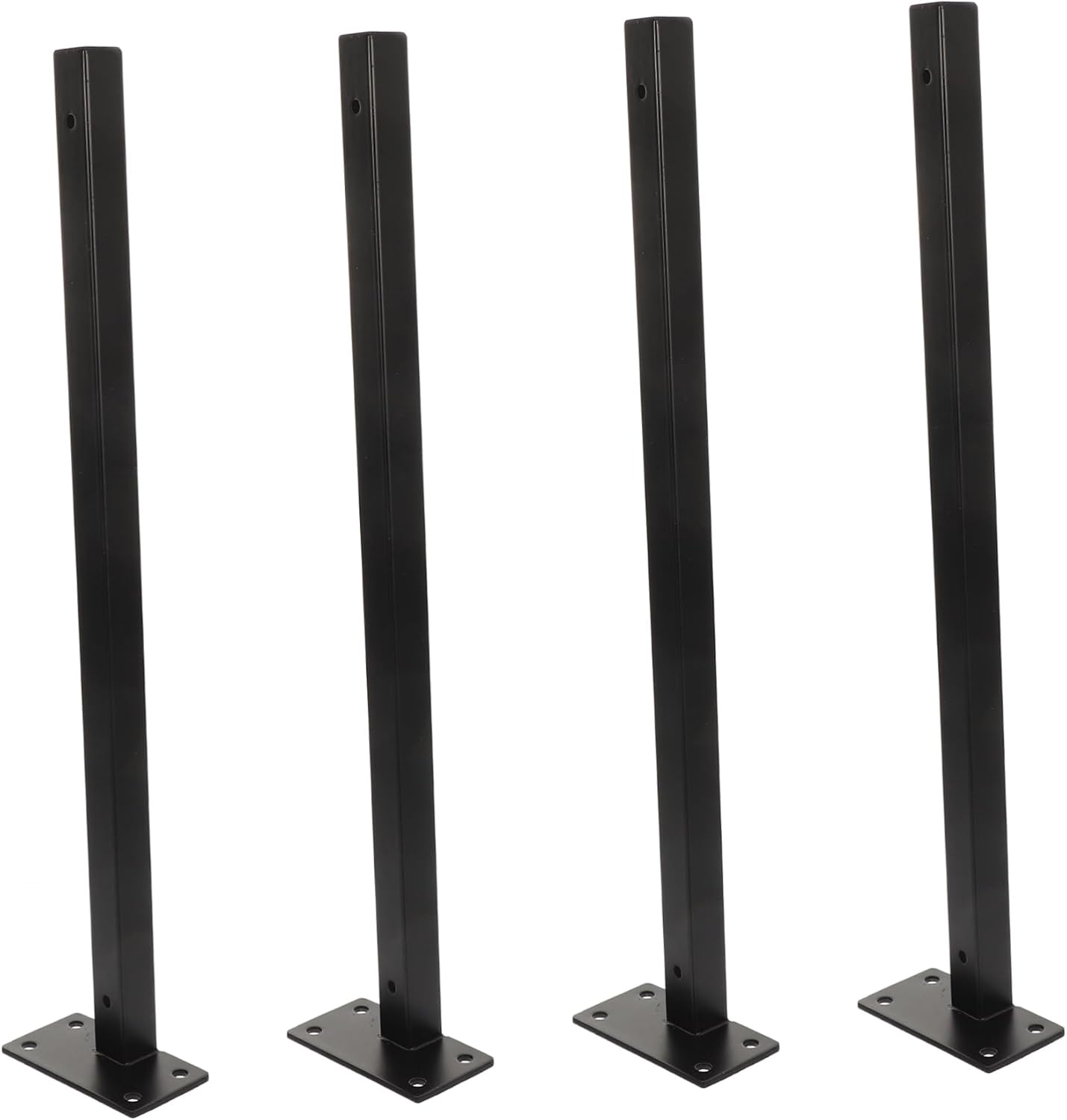 TEHAUX 4pcs Heavy Duty Shelf Brackets for Wall-Mounted Floating Shelves Concealed Support Elegant Finish Durable Bracing for Home Storage