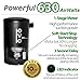OVO, Black Compact and Powerful Central Vacuum System, Condo Vac, 630 Air Watts, Use with Disposable Bags, 18L or 4.75Gal