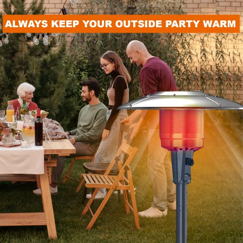 2 Units Patio Heater Reflector Shield, Aluminum Patio Geater Replacement Parts For Outdoor Propane Heater Patio Heaters Ennegy Saving,Windshield,Dustproof #TOP6