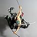 Roronoa Zoro Action Figure, Three Swords Zoro Anime Character Statue 7 inch PVC Collection Model Doll Toy Gift for Girls and Boys