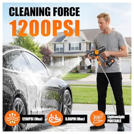 Cordless Portable Washer for Easy Cleaning