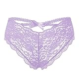 fluoroscopio siemens Ocasión: sexy Generisch Sexy atractivo fluoroscopio ropa interior para mujer de cintura baja hermosa cadera en forma de G, morado, S