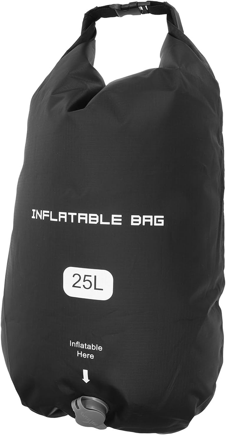 Dioche Inflatable Bag, Waterproof Shopping Bag Inflatable Bag Multifunction Waterproof 2 In1 Storage Bag Air Pump Bag Air Pump Bag for Travel Inflatable Foot Rest image 3