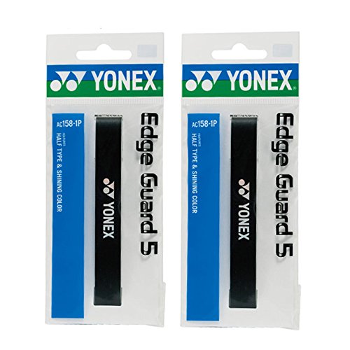 Amazon.co.jp: YONEX Edge Guard 5 Black, Same Color 2-Piece Set