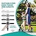 BELEEV Scooters for Adults, Foldable Kids Kick Scooter 2 Wheel, Shock Absorption...