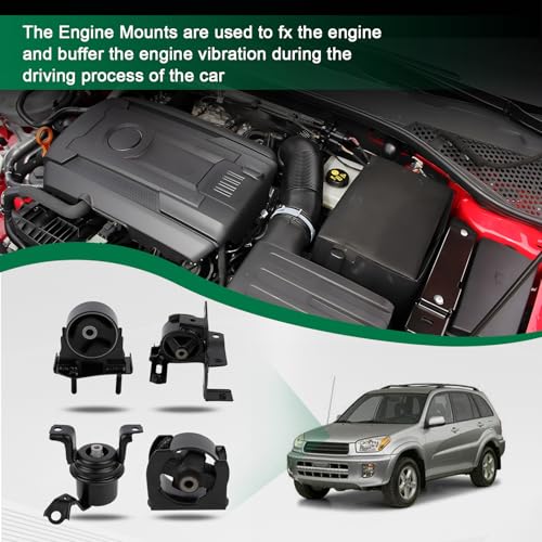 SCITOO Engine Motor Mount Transmission Mount Set Compatible with 2001-2003 for Toyota for RAV4,OE A7271 A7246 A62010 A4265 by SCITOO - Image 6