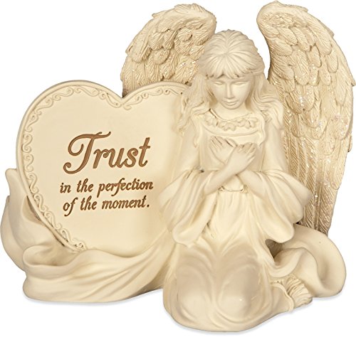 AngelStar 4-1/4-Inch Tall Heartflow Angel Figurine, Trust Sentiment