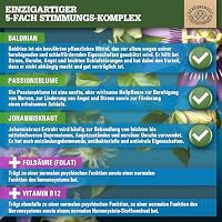 Passionsblume + Johanniskraut + Baldrian Komplex Kapseln - DE SCHEUNENGUT® – Ansicht 3