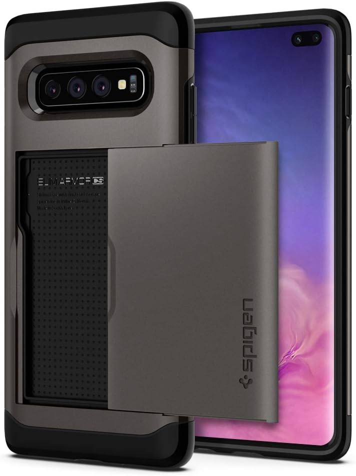 Spigen Slim Armor CS Designed for Samsung Galaxy S10 Plus Case (2019) - Gunmetal