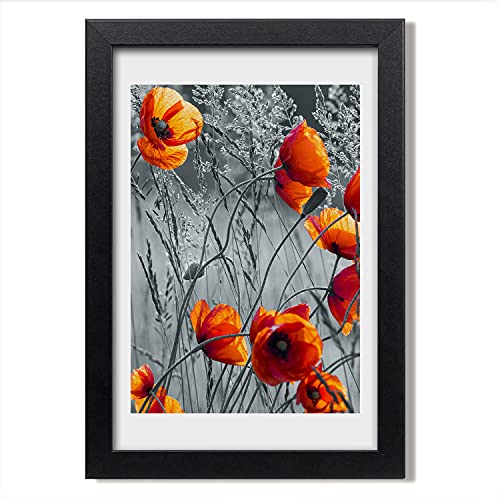 Tableau Peinture Coquelicots pour une Déco de Salon Moderne