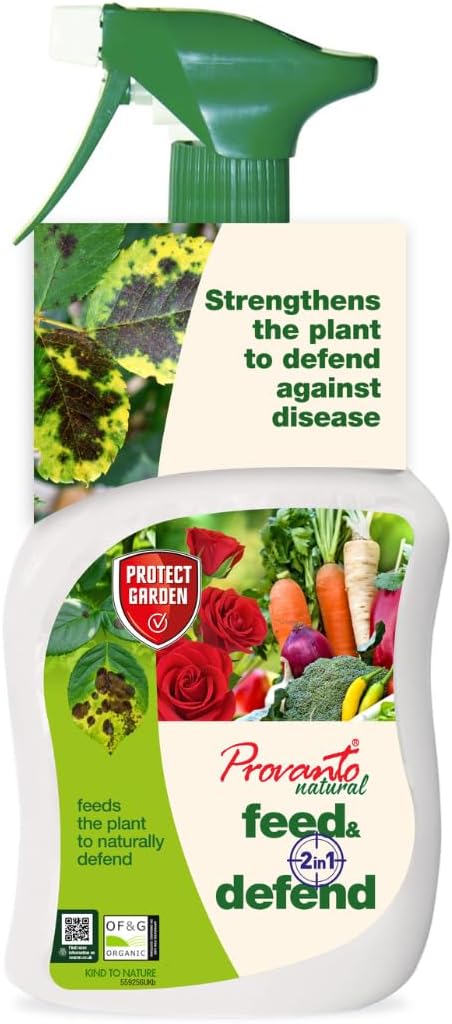 Provanto 86601305 Natural Feed & Defend Fungus Plant Defence, 1L Ready to Use Spray