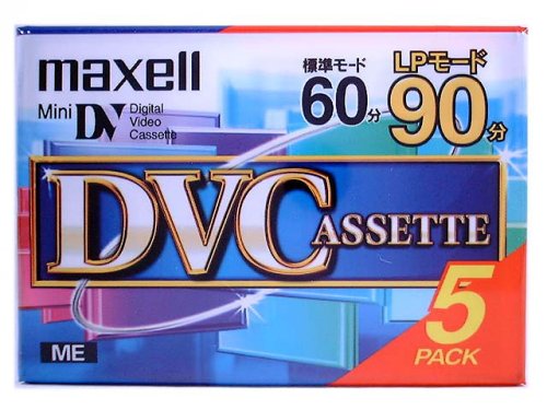 maxell DVM60SEN.5P MiniDV�J�Z�b�g 60��5���p�b�N