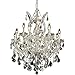 Elegant Lighting Maria Theresa Collection 13-Light 27" Chrome Chandelier with Clear Royal Cut Crystal