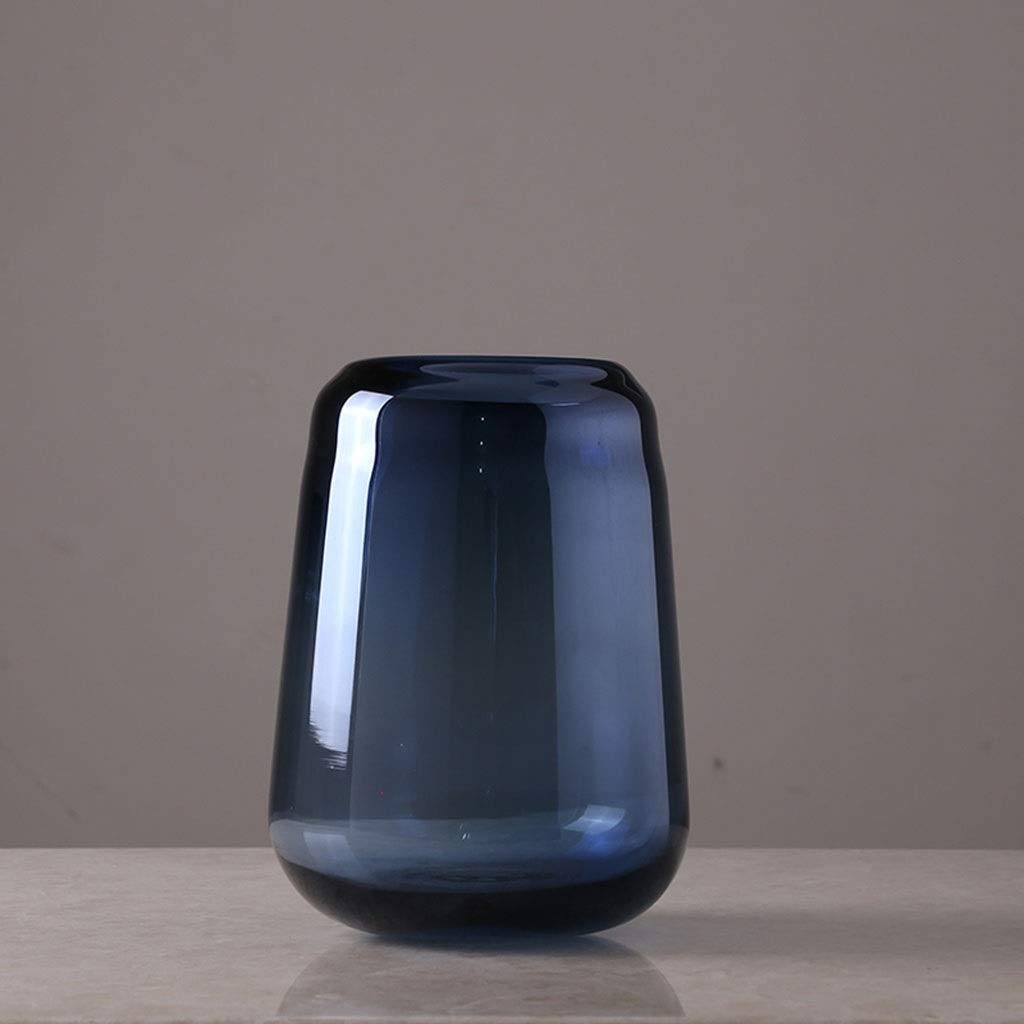 Vase de table en verre pour décoration florale de salon et salle à manger