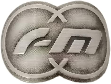 for FM-Birdy Bicycle Head Badge Sticker BMX Folding Bicycle Front Frame Sticker Bicycle Tag, Personal Decoration Sticker Vintage Bicycle Head Badge Silver FM