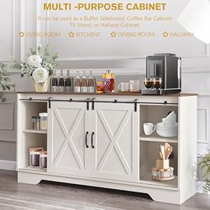 Farmhousecoffeebarcabinet60winebarcabinetwithadjustableshelvesslidingbarndoorsideboardbuffetcabinet31tallwoodcupboardliquorpantryforkitchendiningroomlivingroom Urban Country Home Decor Farmhouse coffee bar cabinet 60 wine bar cabinet with adjustable shelves sliding barn door sideboard buffet cabinet 31 tall wood cupboard liquor pantry for kitchendining roomliving room urban country home decor