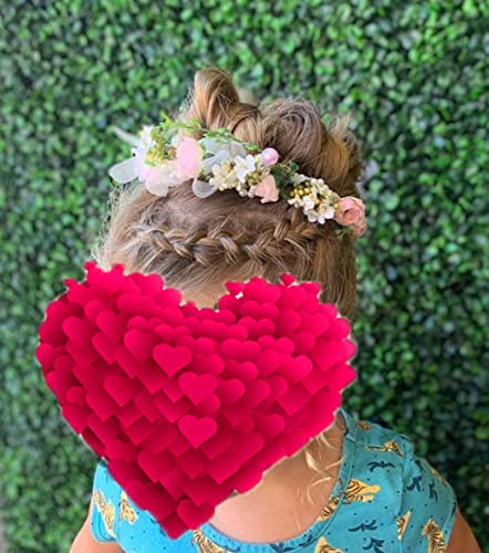 Pearl Flower Crown Floral Garland Headband Flower Halo Headpiece Hair Wreath Boho With Ribbon Party Wedding Festival Photos Pink By Vivivalue #TOP5