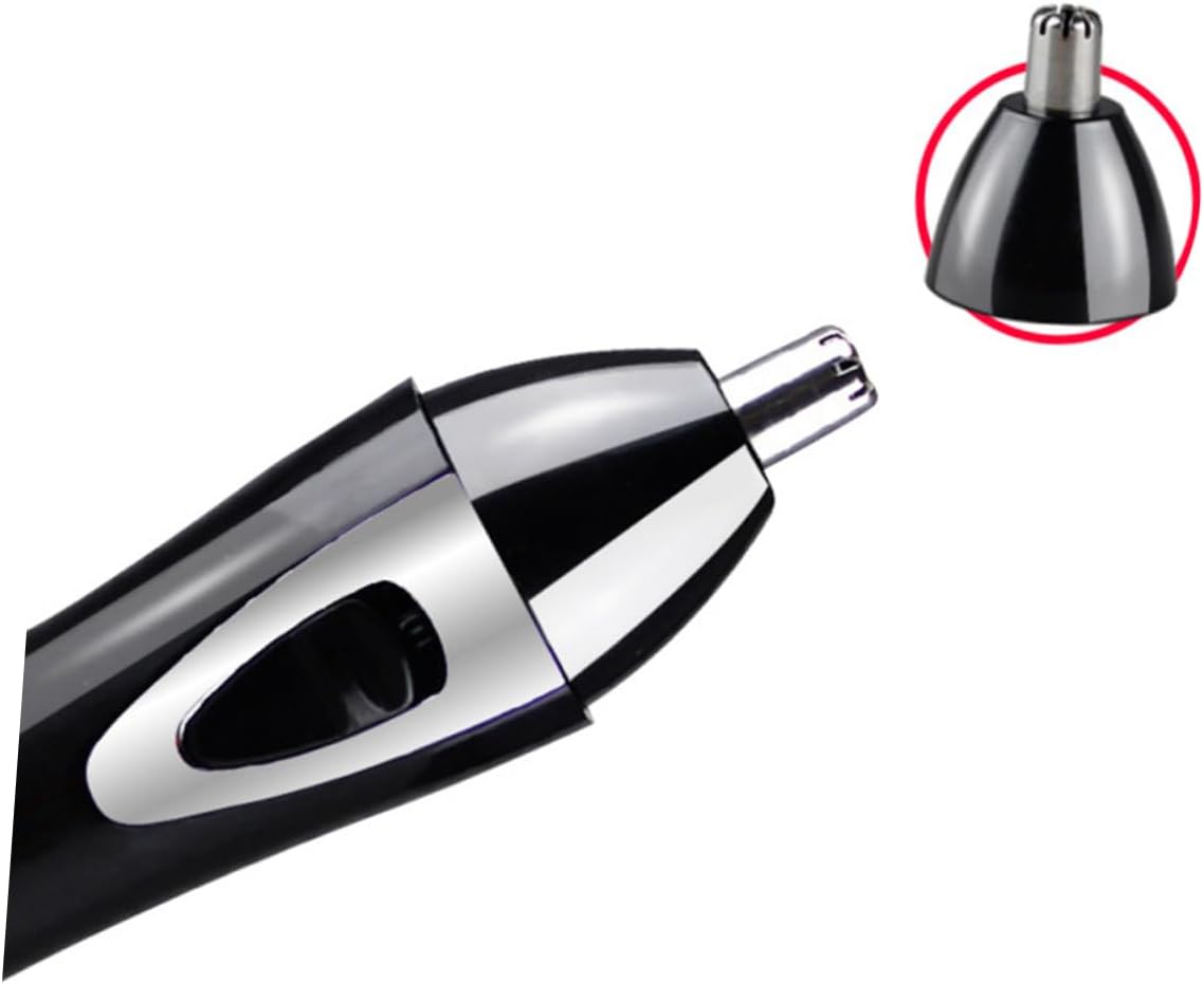 Beavorty Rechargeable Electric Nose Hair Trimmer Multi-Function Grooming Kit for Men and Women Compact USB Charging Shaver for Nose Ear and Facial Hair Removal and Convenient Design Black