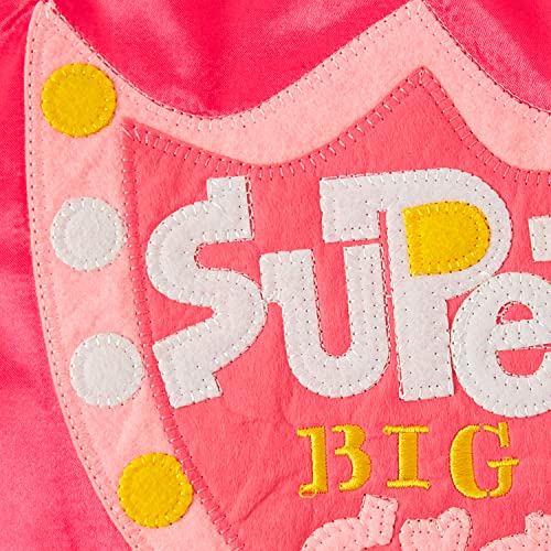 C.r. Gibson Pink 'Big Sister' Superhero Cape Children's Costume, 3Pc, 22'' L #TOP2