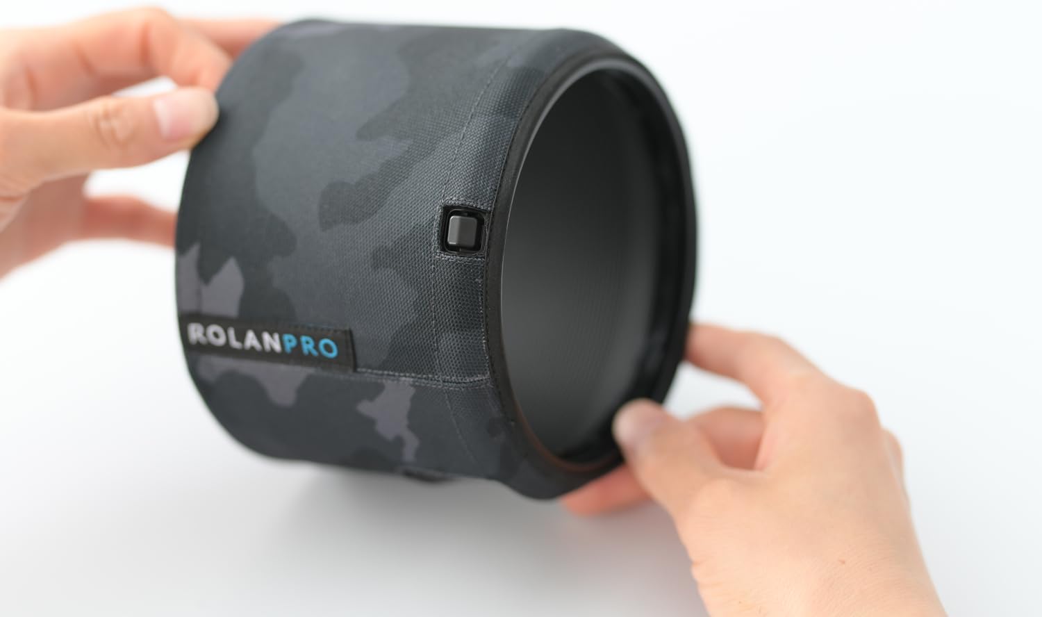 Rolanpro Waterproof Lens Camouflage Cover for FUJI FUJINON GF 500mm F5.6R LM OIS WR Raincover Protection Sleeve Case Clothing-#8 Black camo Waterproof