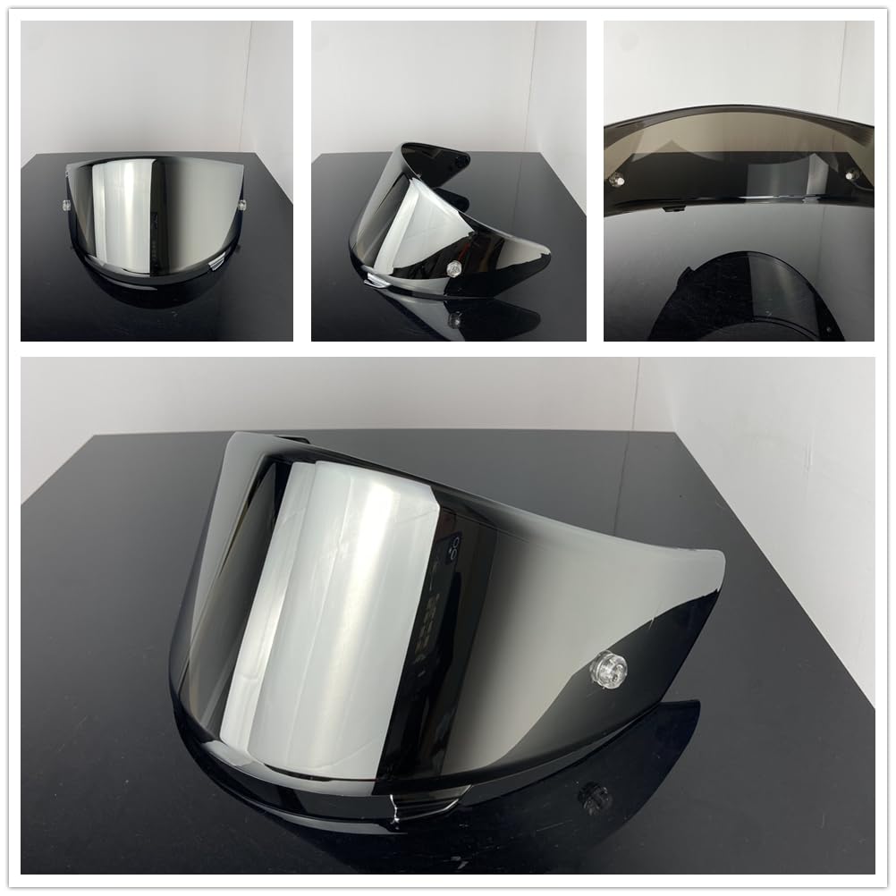 ANSUNDA Helmet Visor for NFR,UV Protection Windproof Motorcycle Helmet Face Shield for KYT NX,NXR,NZ,NF,NFR (Silver)