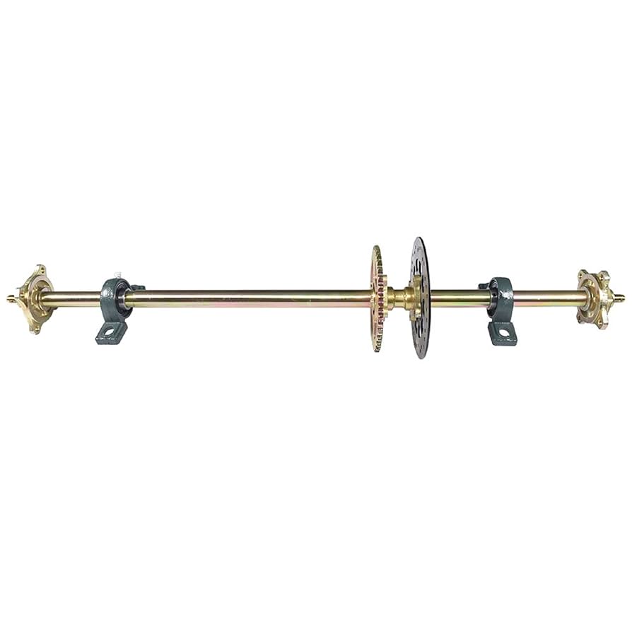GOLGO14 Amazon.com: Go Kart 44 Rear Live Axle Assembly Kit Rear Axle