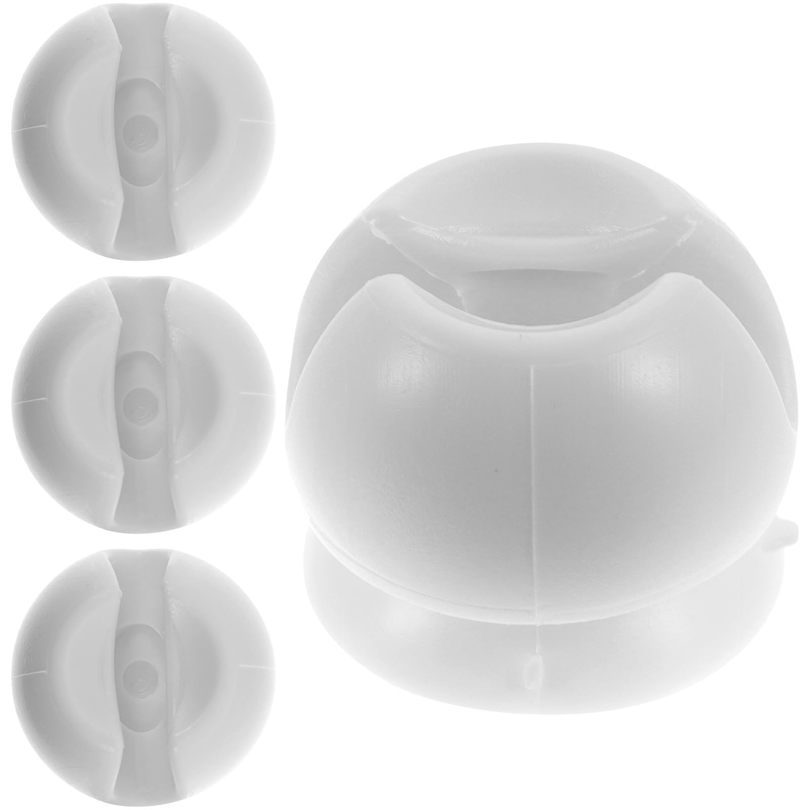 PRETYZOOM 5 Set Porta Spazzolino Da Denti A Parete Porta Spazzolino Da Denti Supporto Per Bagno Multifunzionale 4 Pezzi * 5