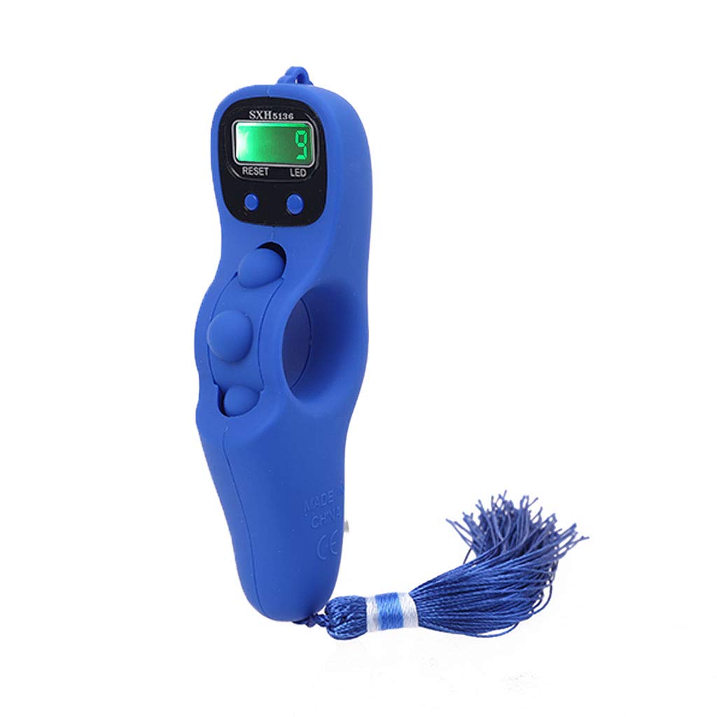 Portable Handheld Digital Beads Counter with Backlight Finger Game Toy Manual Reset Relaxation Tool