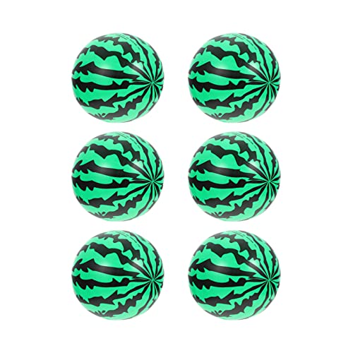 BESPORTBLE 6pcs Watermelon Shape Ball Swimming Pool Ball Beach Balls Summer Plaything Pool Balls Summer Pool Plaything Green