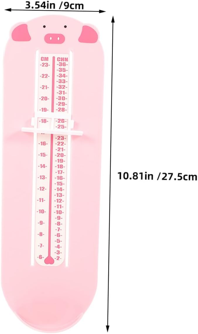 2pcs Foot Length Measure Gauge Plastic Shoe Size Measuring Device for 0-8 Years Foot Measuring Tool for Home Use