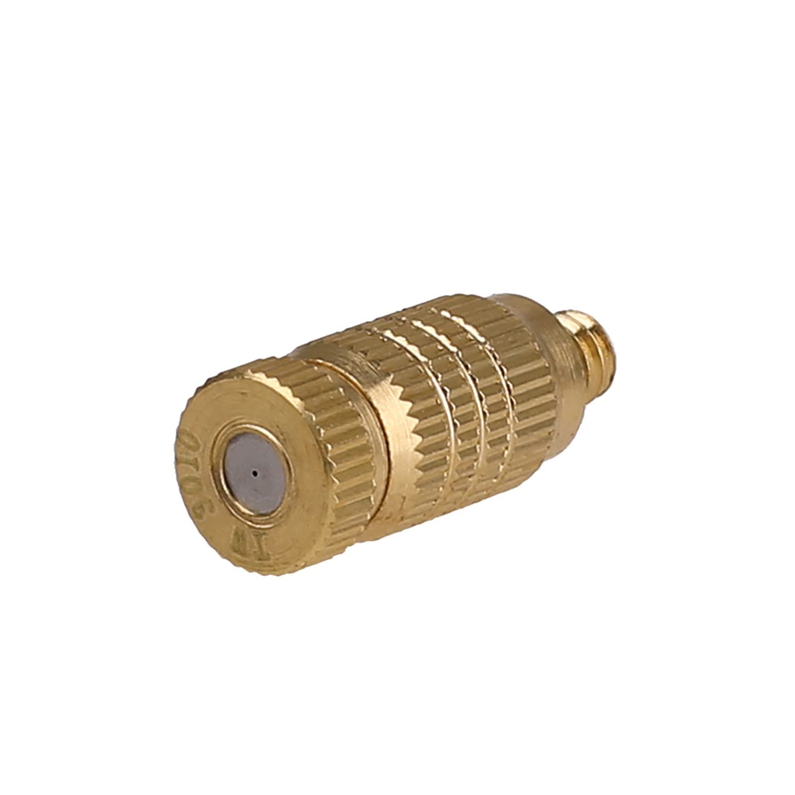 System nawadniania zraszaczy ogrodowych Dysza chłodząca rozpylający nawilżacz mosiężny ogród wilgotny metal 0,1 mm 0,2 mm 0,3 mm 0,4 mm 0,5 mm 0,6 mm 0,7 mm Dysza 0,8 mm (Color : 0.8mm nozzles)