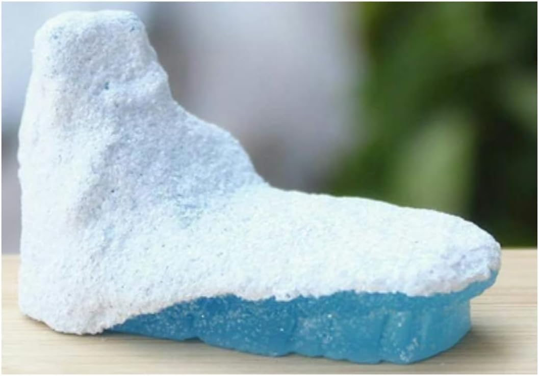 Blue Arctic Iceberg 3D Model - Polar Bear Sculpture for Christmas Decor and Cake Toppers, Miniature Craft Accessories for Home, Party, Cupcake Decoration (Ice Theme Ornament)