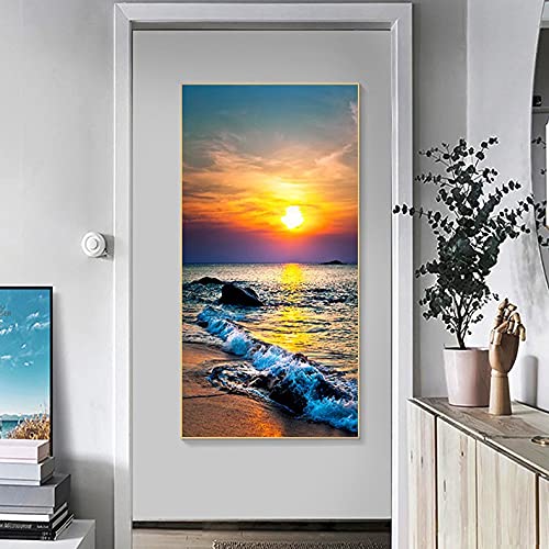 Diamond Painting XXL Océan bleu | Cadeau créatif et broderie strass 5D