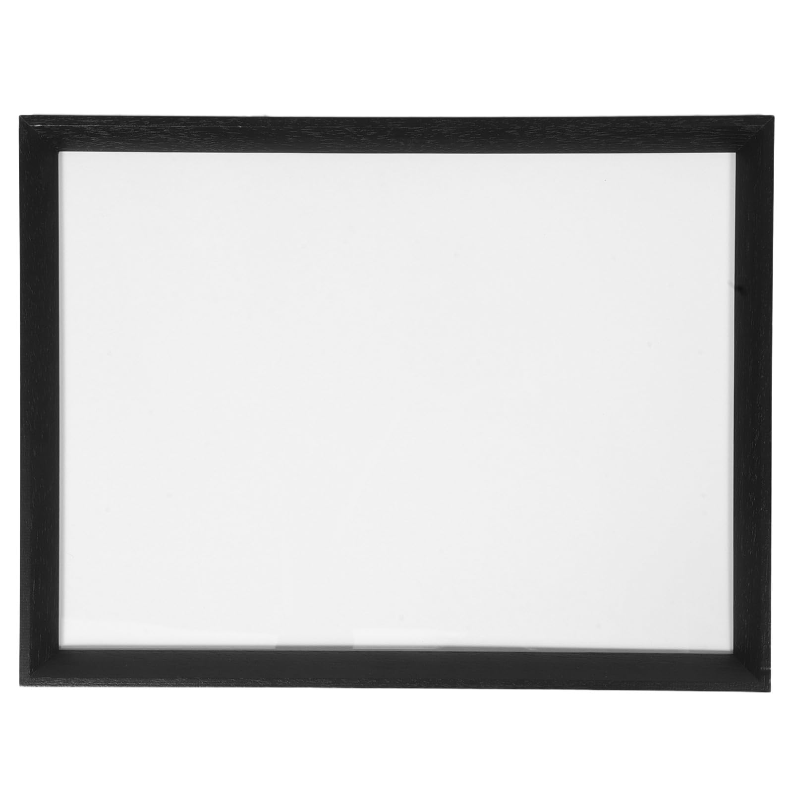 GLEAVI Marco de Madera Negro para Camiseta de Fútbol 30, 5x40, 6 Cm | Vitrina Transparente para Recuerdos, Protección Cristalina, Herrajes de Montaje Incluidos