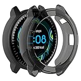 Disscool Transparent TPU Case for Garmin Vivoactive 3 Music, Soft Anti Drop Transparent TPU Case Cov