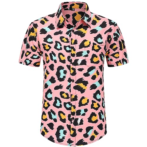 Mens Hawaiian Shirts and Shorts Set 2 Pieces Beach Outfits Sets with Bucket Hats2