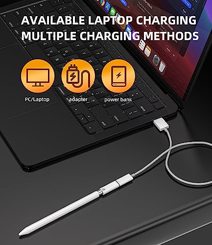 Image of (Only applicable to original pens)USB C Female to Lightning Female Adapter 2-Pack Pencil 1st Generation Charger Accessories for Charging Pen Converter Type-c Charge Cable Ipad Ipencil Connector