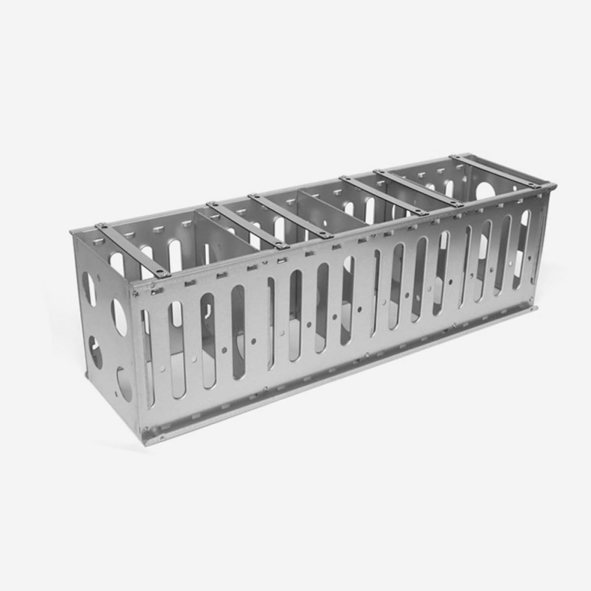 Housoutil Soporte de disco duro de 3,5 pulgadas, jaula de disco duro multicapa de acero inoxidable, 12/16 capas, protección contra golpes, 1 juego, para caja de computadora