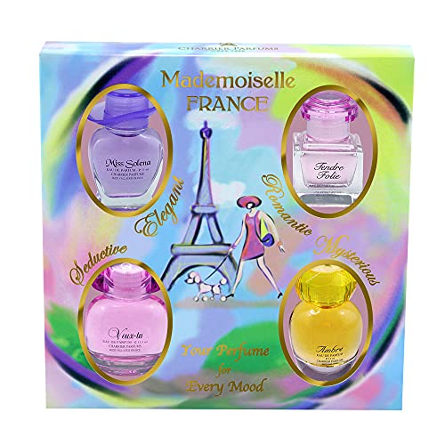 Charrier Parfums Mademoiselle France Coffret de 4 Eau de Parfums Miniatures Total 44,1 ml Cover